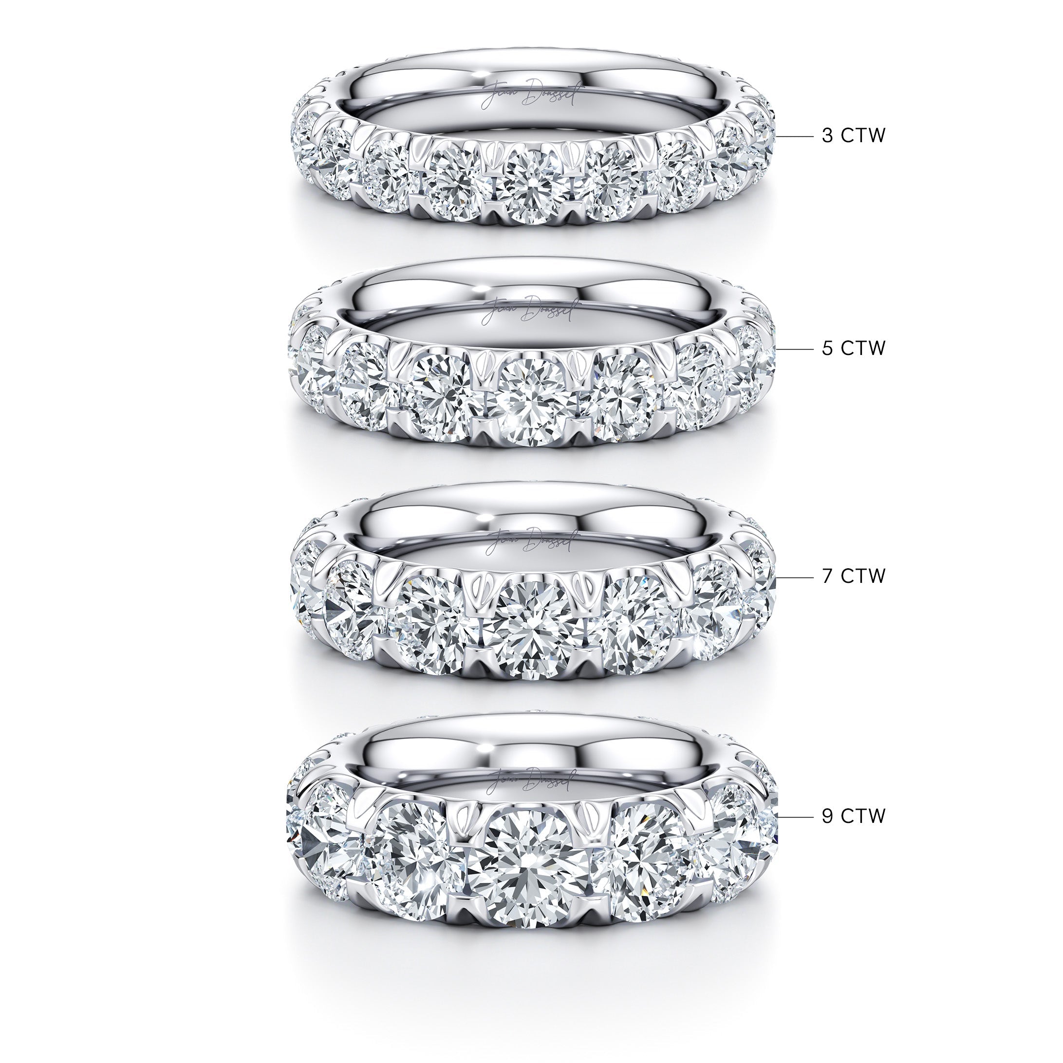 Audrey Large Lab Diamond Eternity Band