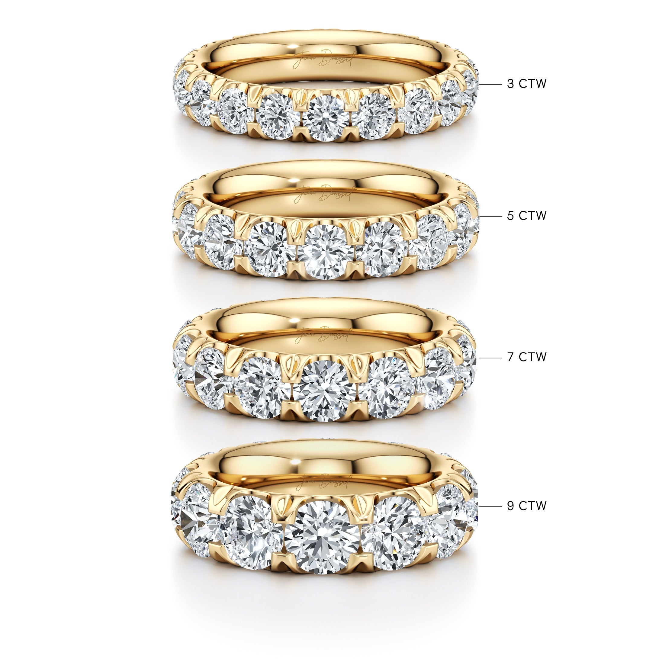 Audrey Large Lab Diamond Eternity Band