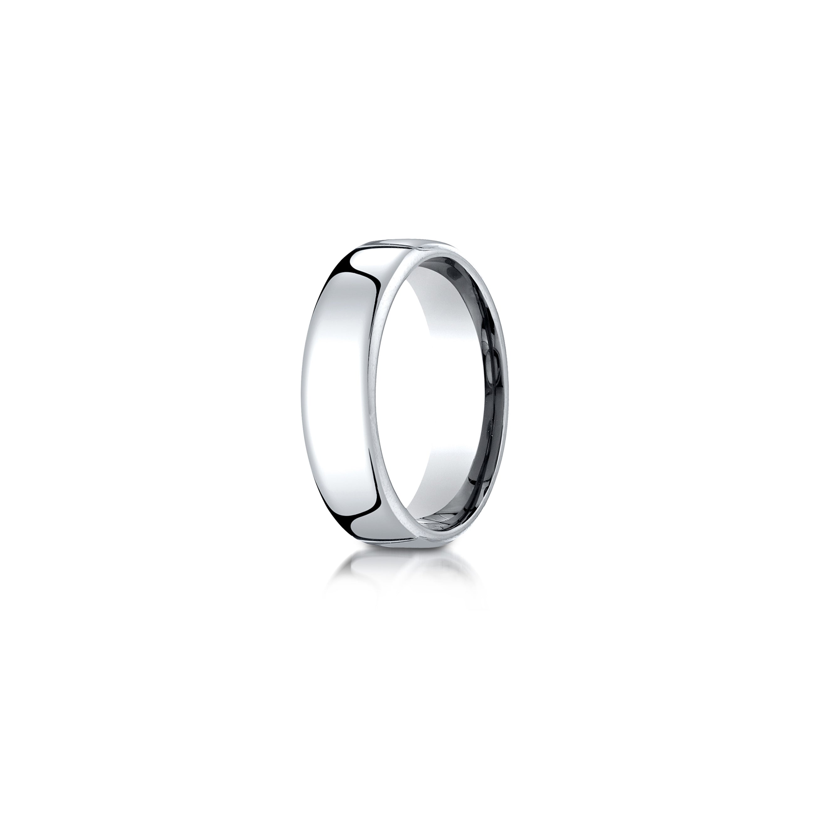 Precious Metal:18k White Gold;Band Width:6.5mm