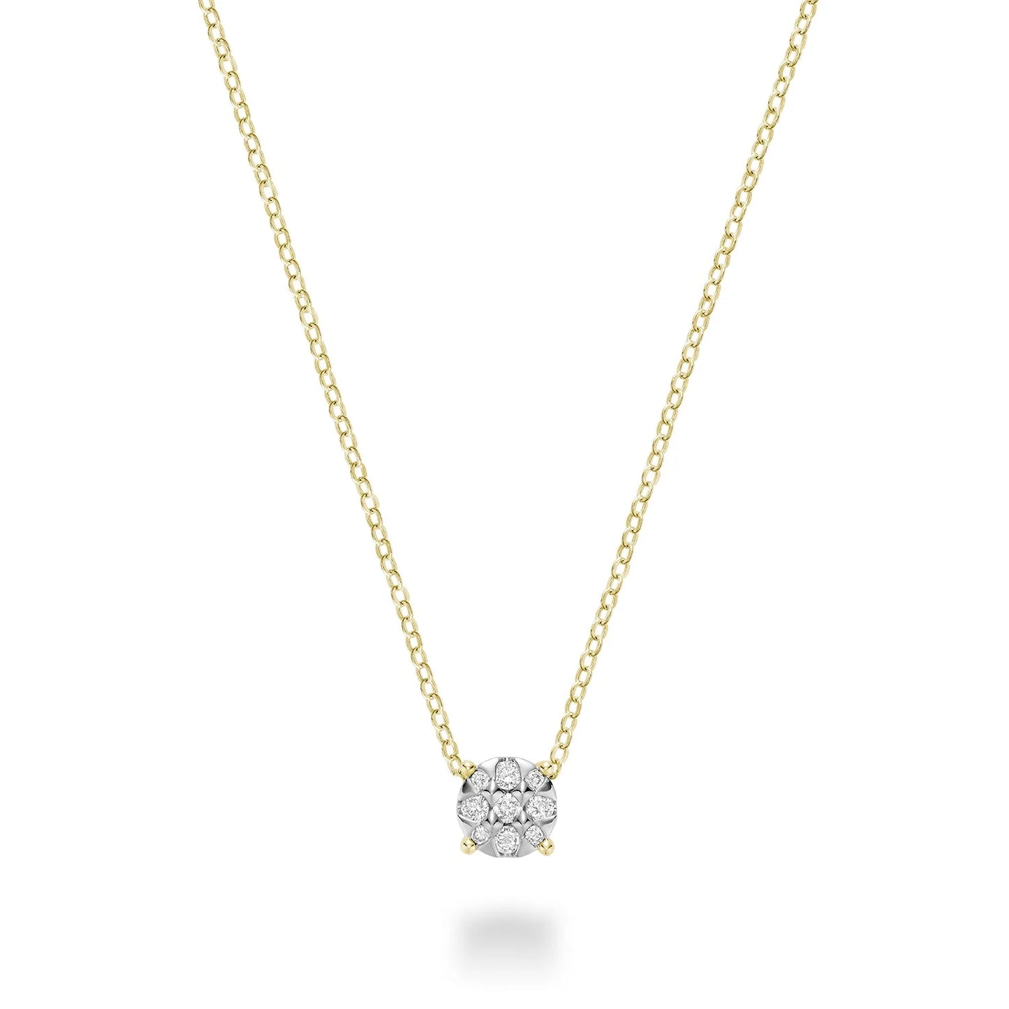 Illusion Diamond Pendant