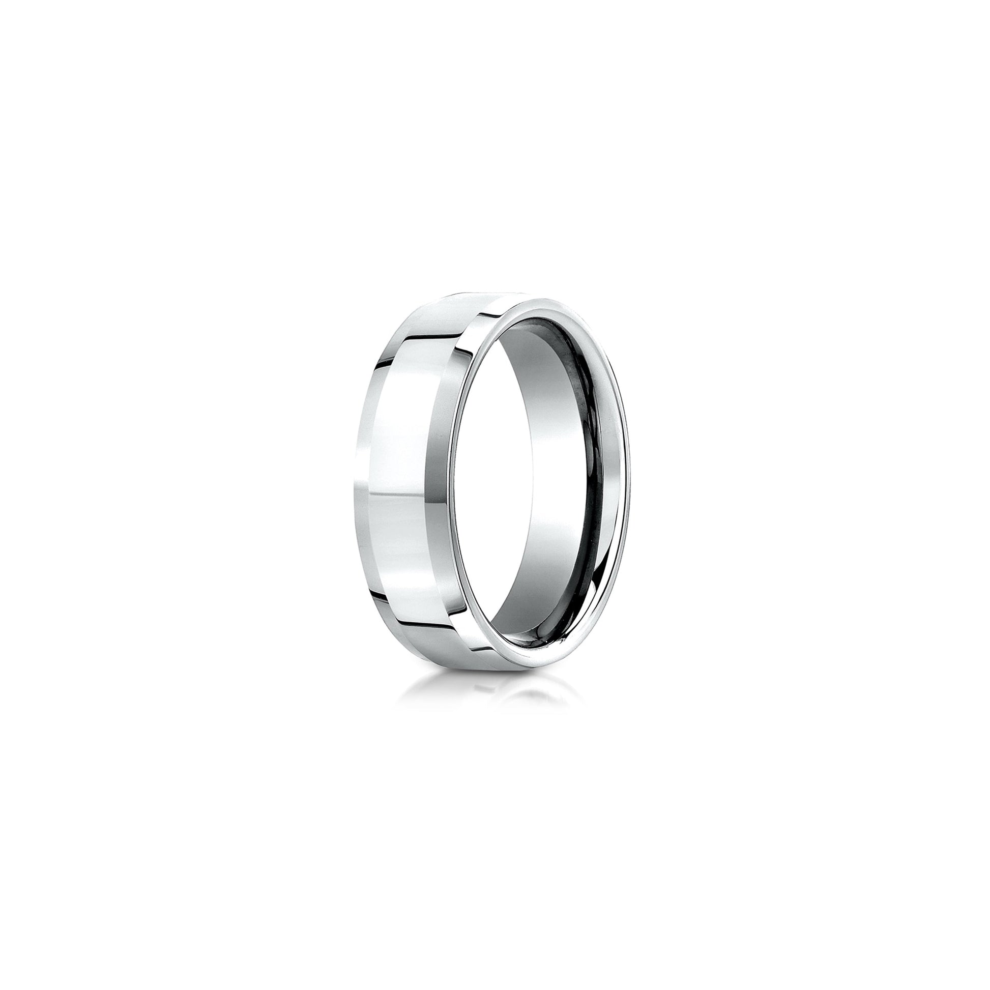 Precious Metal:Platinum;Finish:High Polished;Band Width:7mm