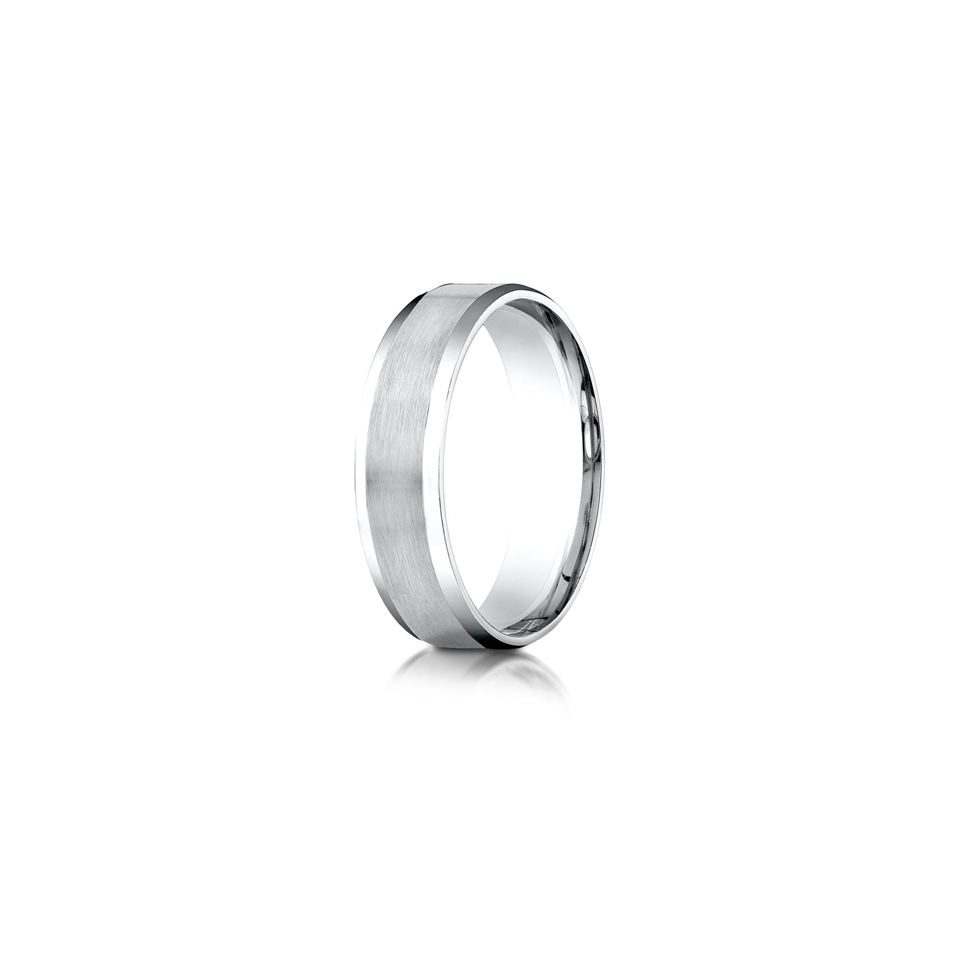 Precious Metal:Platinum;Finish:Satin Finished;Band Width:6mm