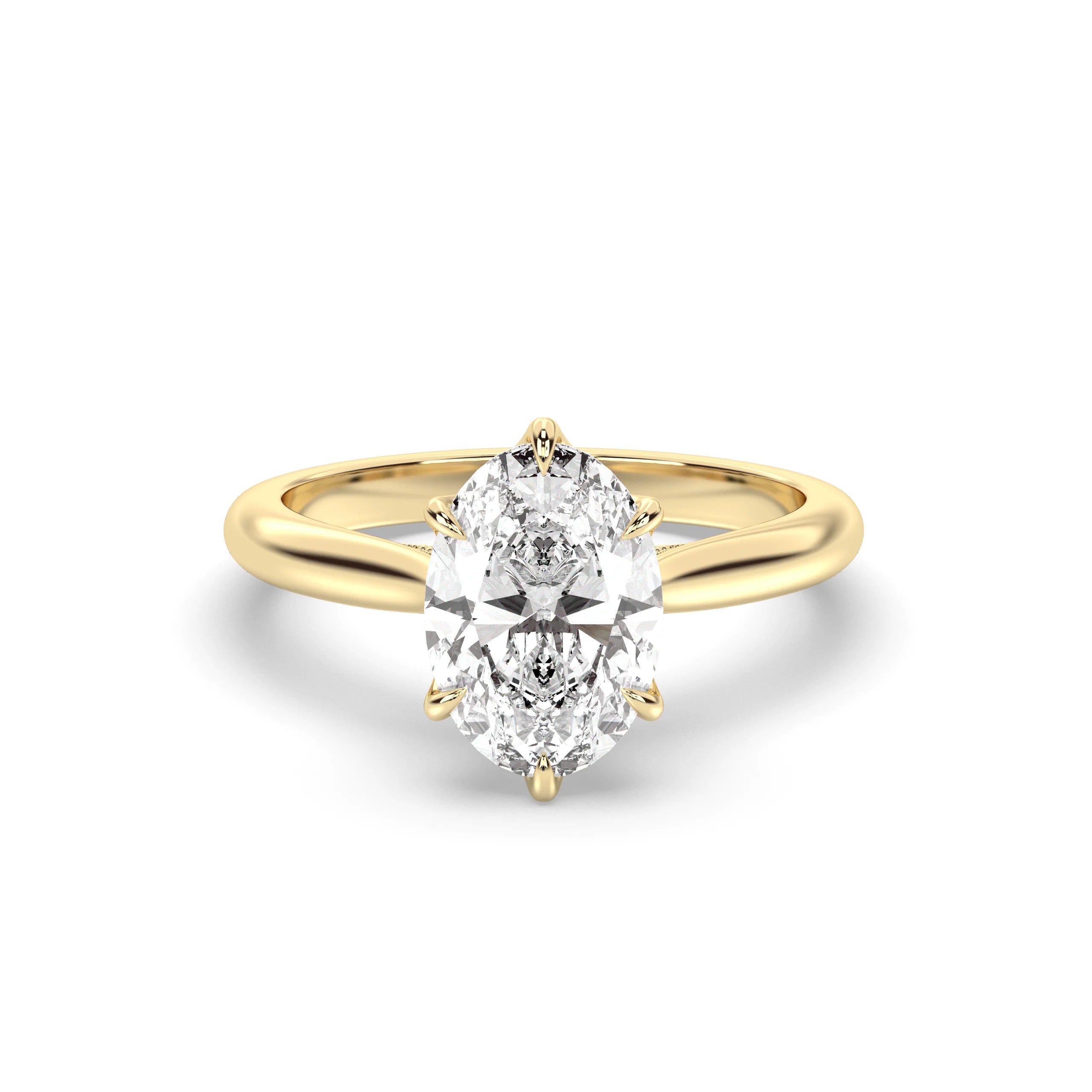 Rosalie Oval Diamond Ring