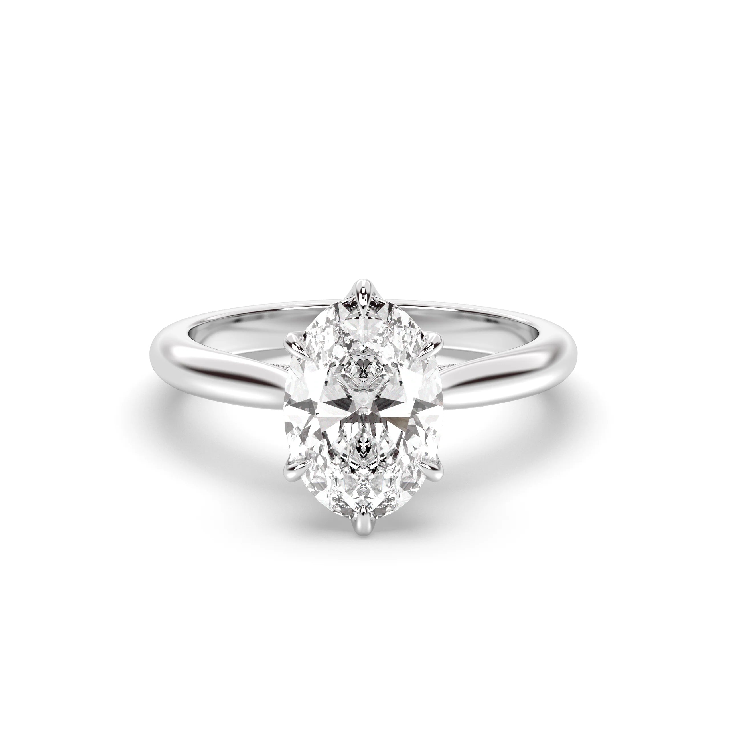 Rosalie Oval Diamond Ring