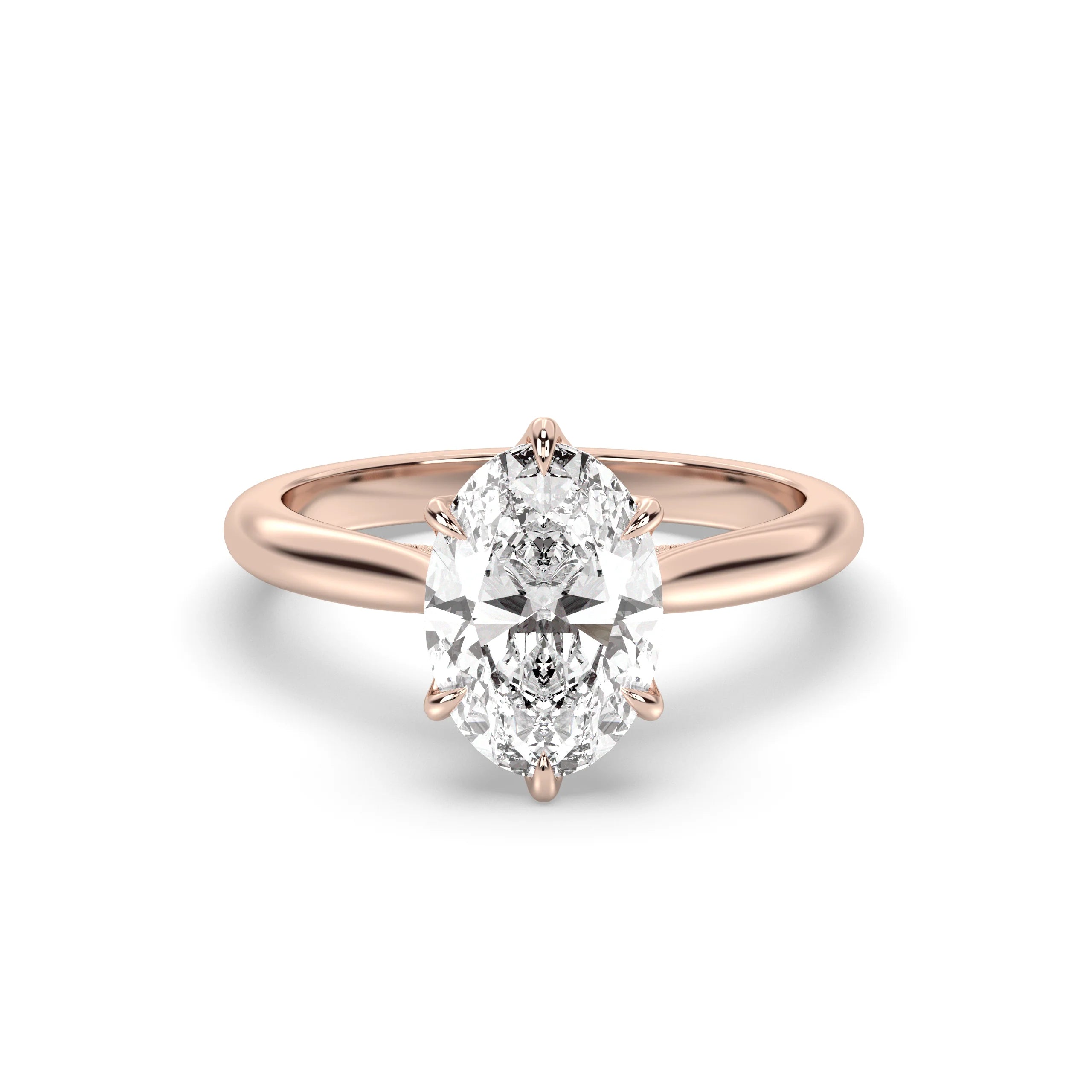 Rosalie Oval Diamond Ring
