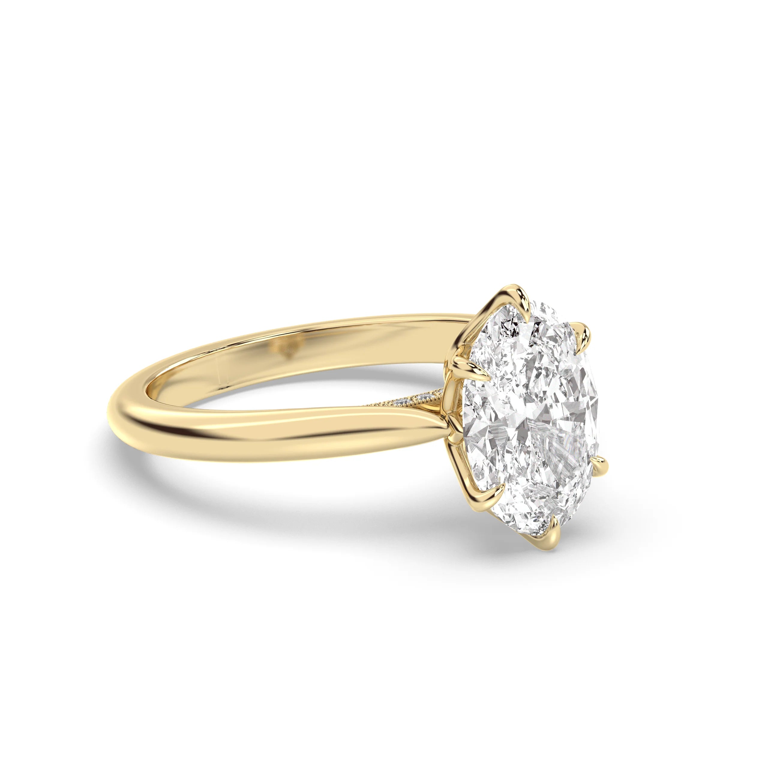 Rosalie Oval Diamond Ring