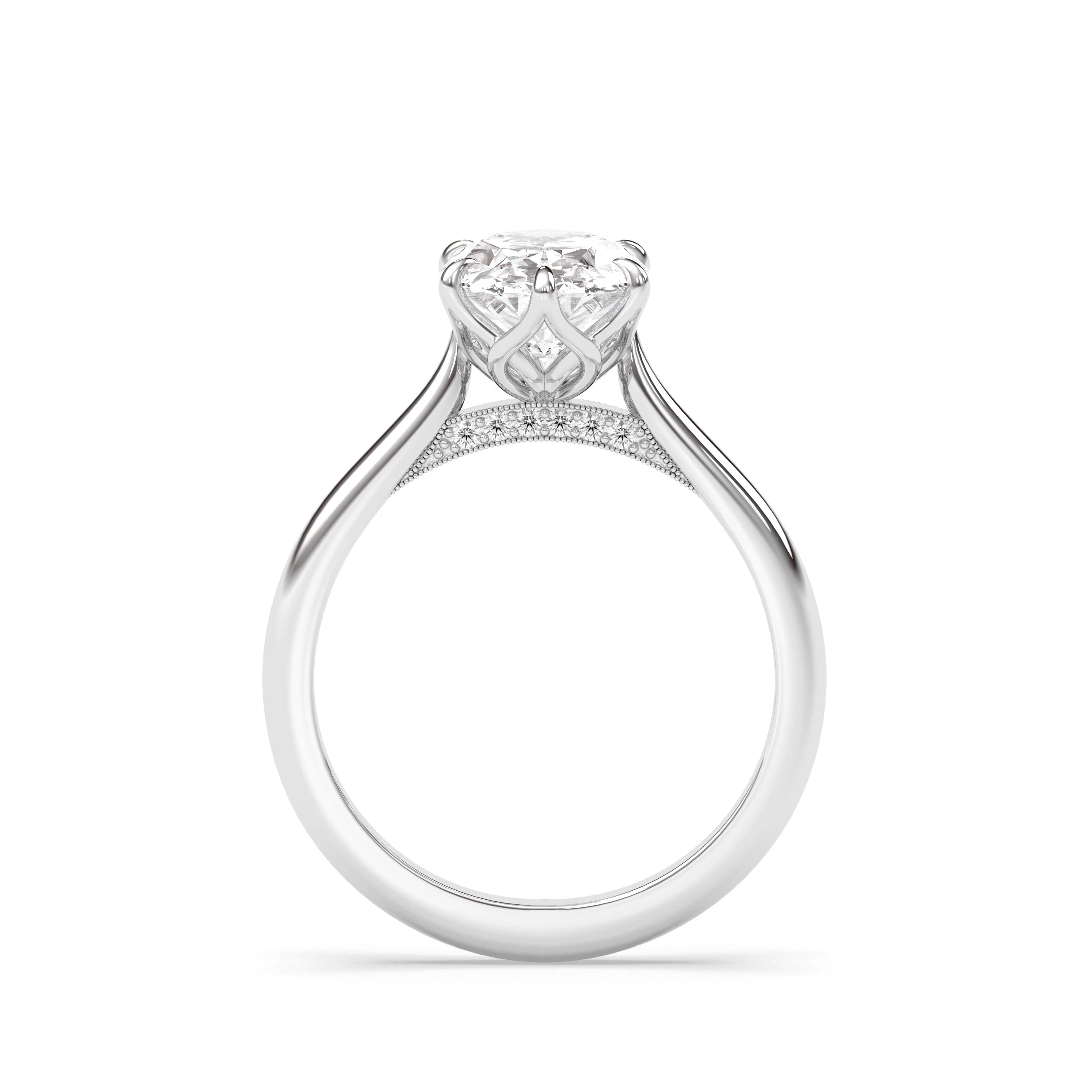 Rosalie Oval Diamond Ring