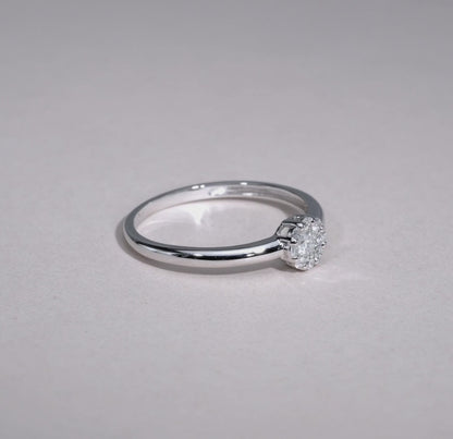 Cluster Mount Diamond Ring