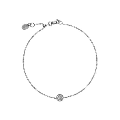 Round Pave Diamond Bracelet