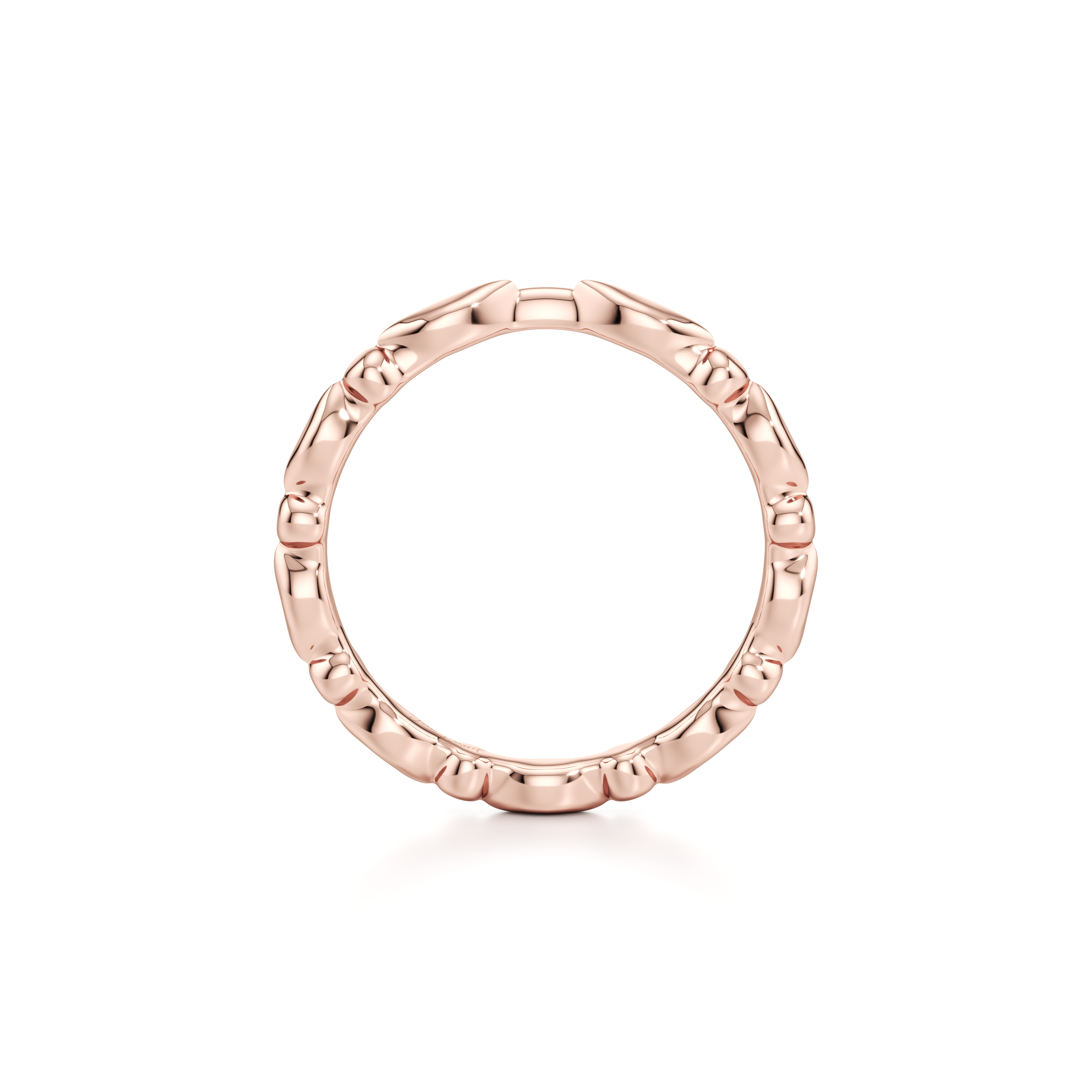Vivienne High Polish Wedding Band
