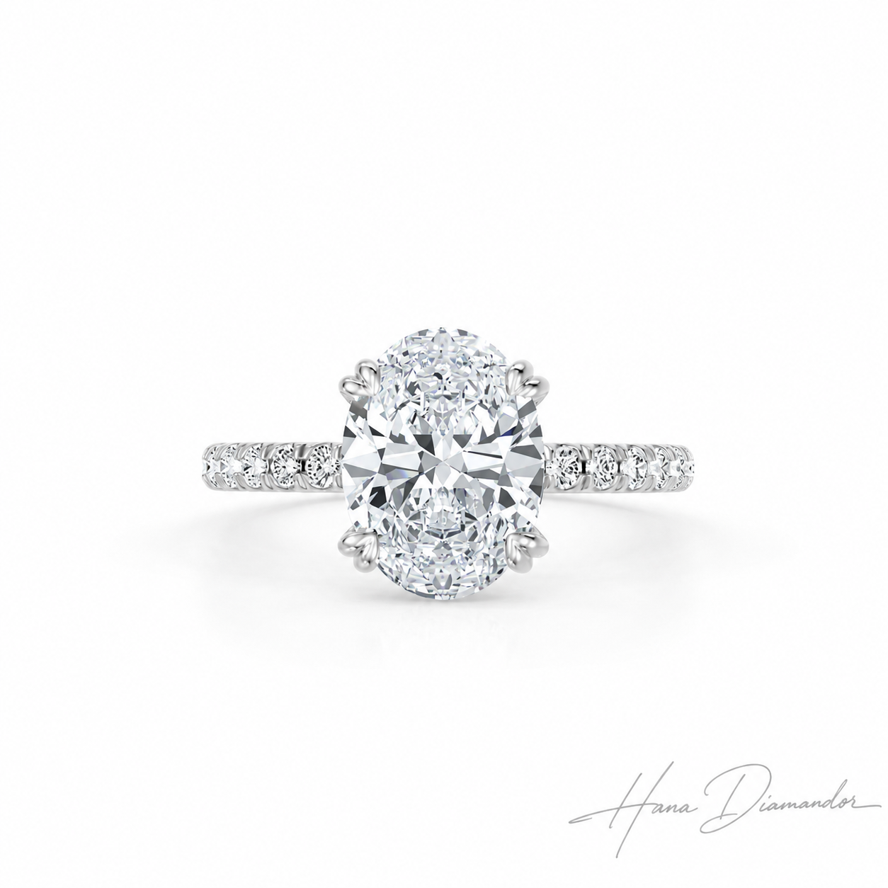 Charlie Oval Engagement Ring