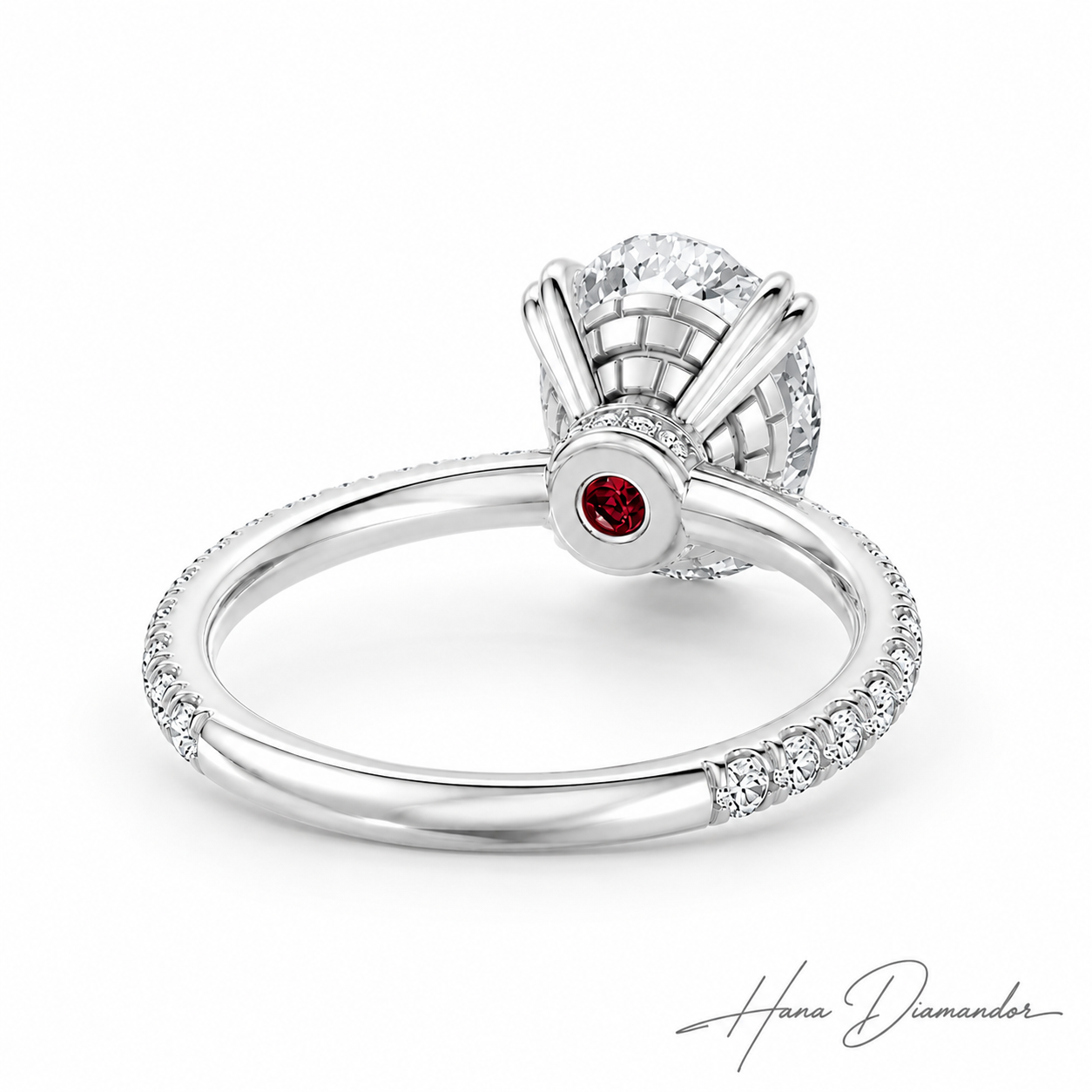 Charlie Oval Engagement Ring