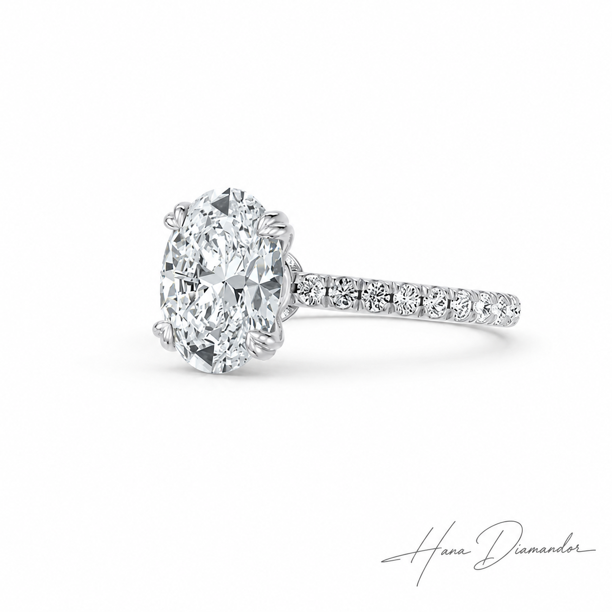 Charlie Oval Engagement Ring