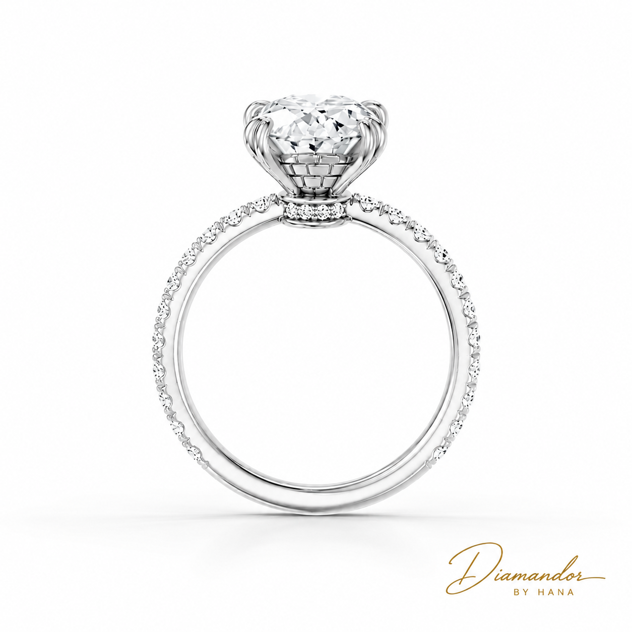 Charlie Oval Engagement Ring