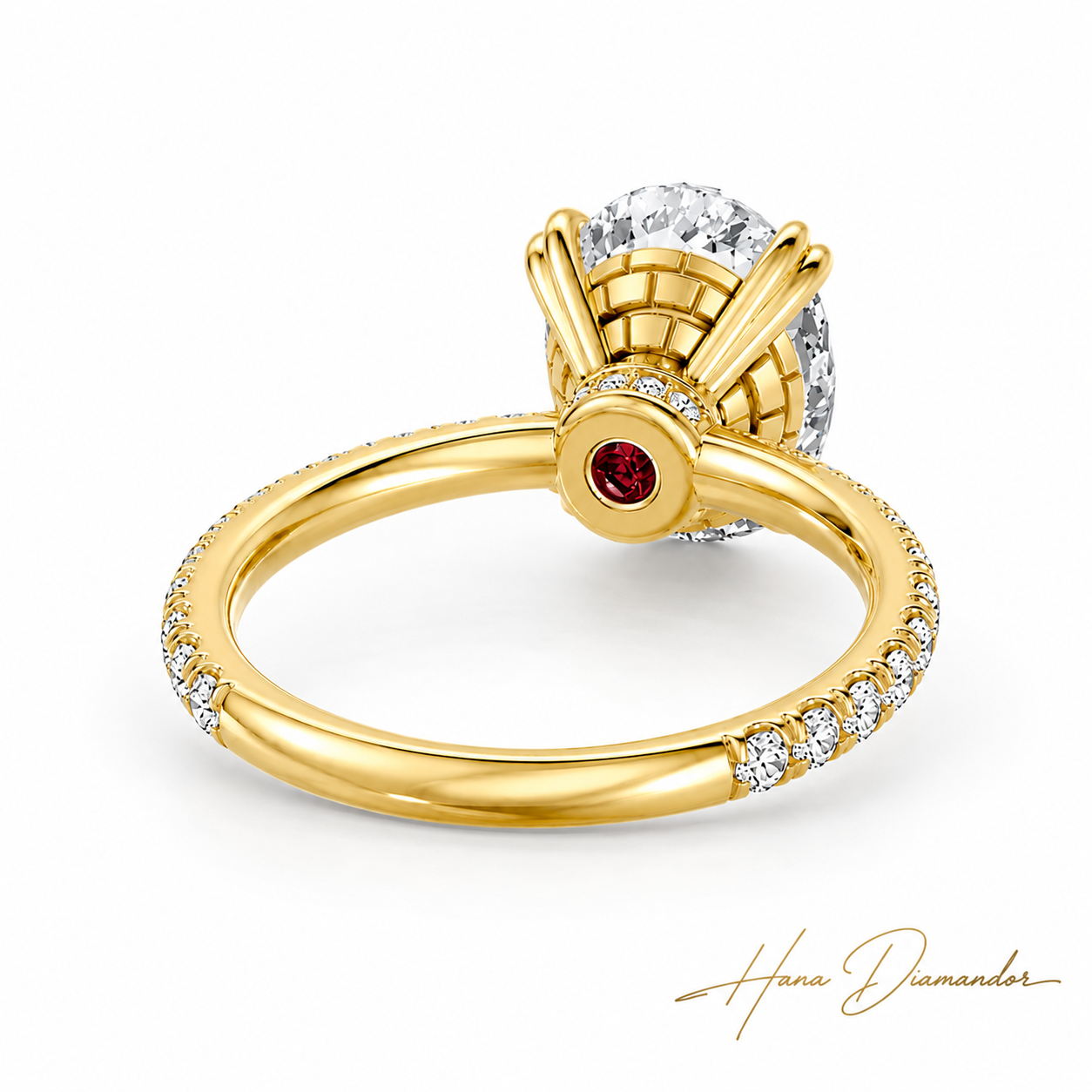 Charlie Oval Engagement Ring