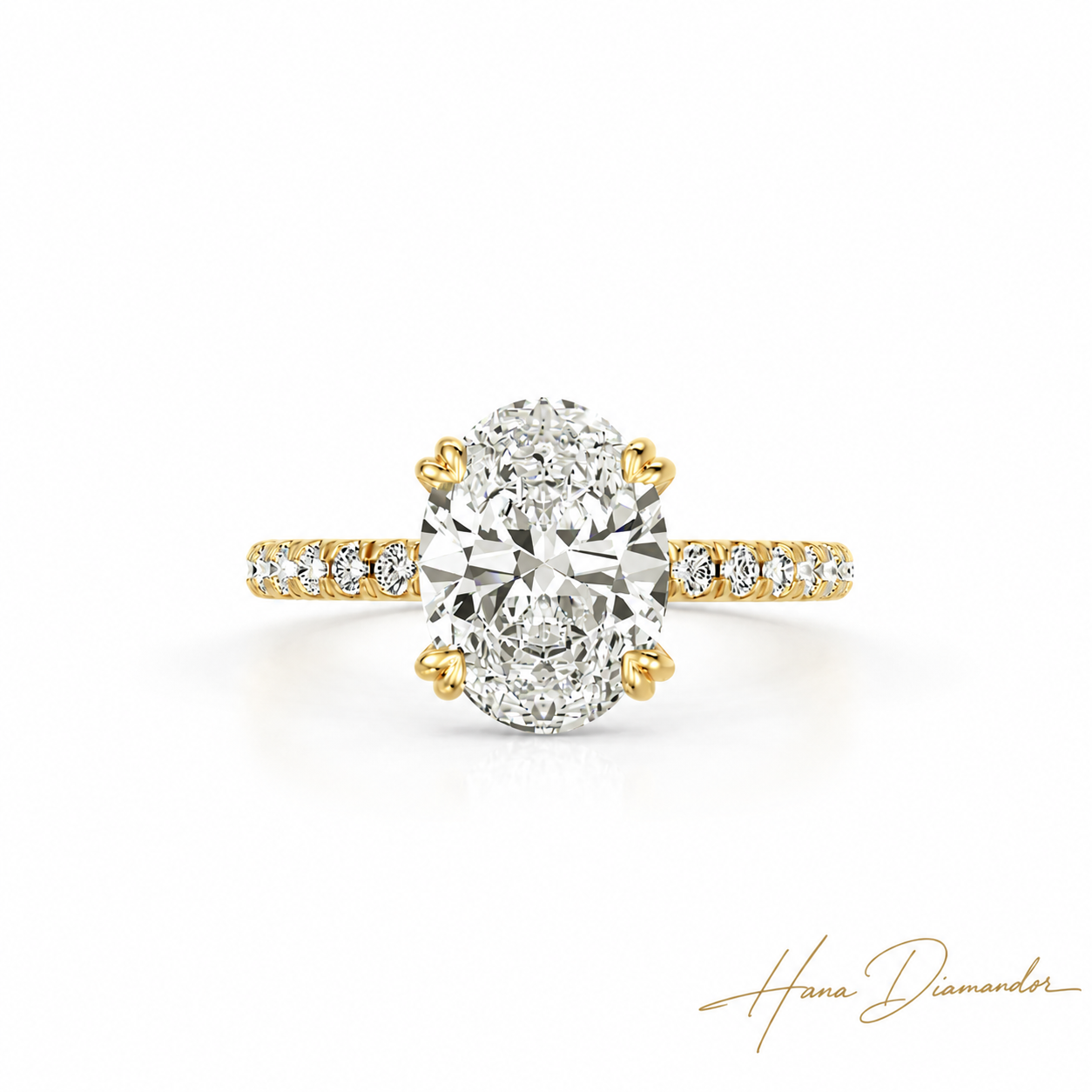 Charlie Oval Engagement Ring