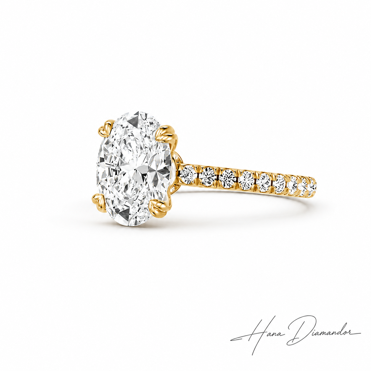 Charlie Oval Engagement Ring