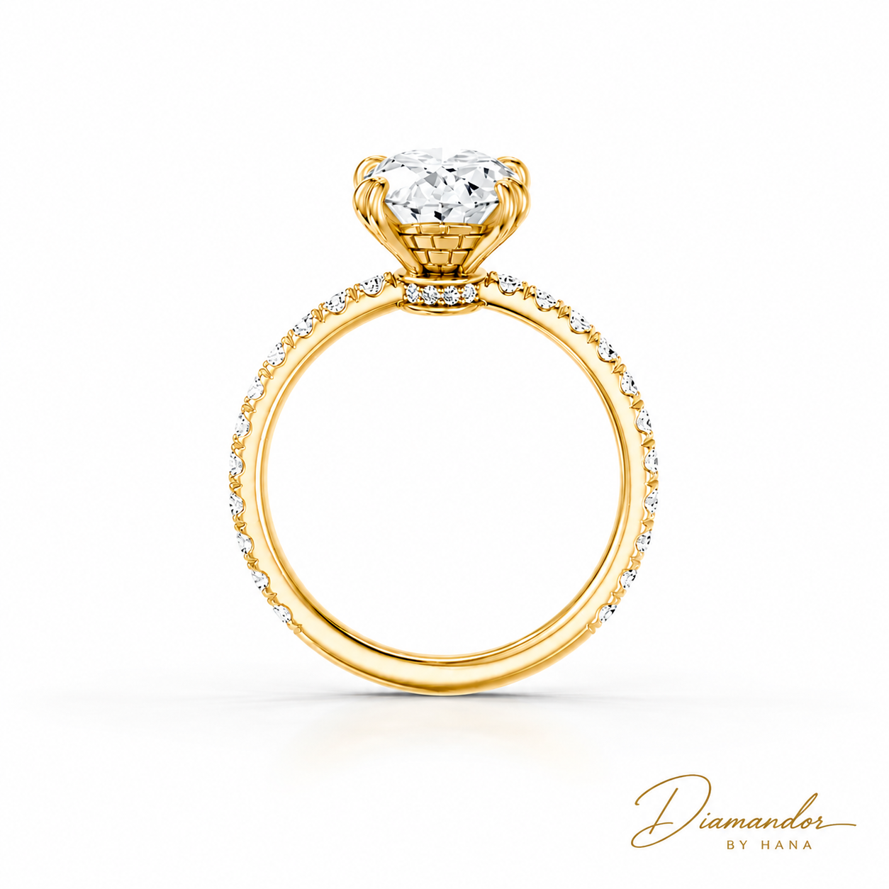Charlie Oval Engagement Ring